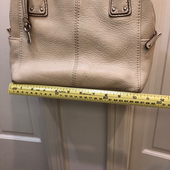 Fossil Purse handbagSoft Creamy Leather Shoulder bag includes strap,  3+pockets - Picture 13 of 17